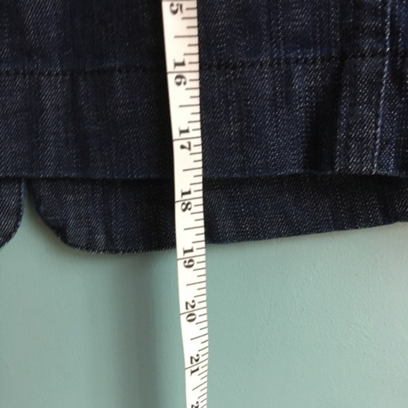 CLOSING SALE LOFT Denim Button Closure Bolero - Picture 4 of 8